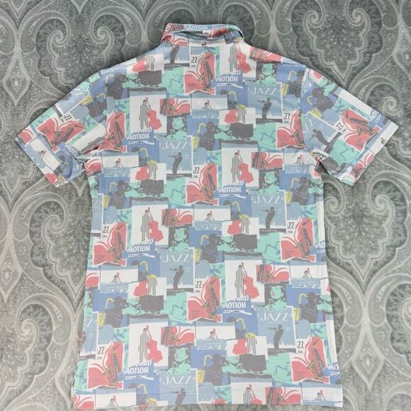 Mens Peter Millar Golf Shirt Jazz Pique Polo - Picture 2 of 4